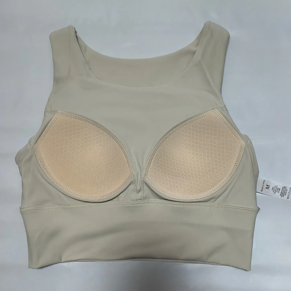 VEQKING High Strength Anti-shock Sports Crop Tops Women Built-in Pads Yoga Vest High Impact Fitness Running Gym Bras image 2