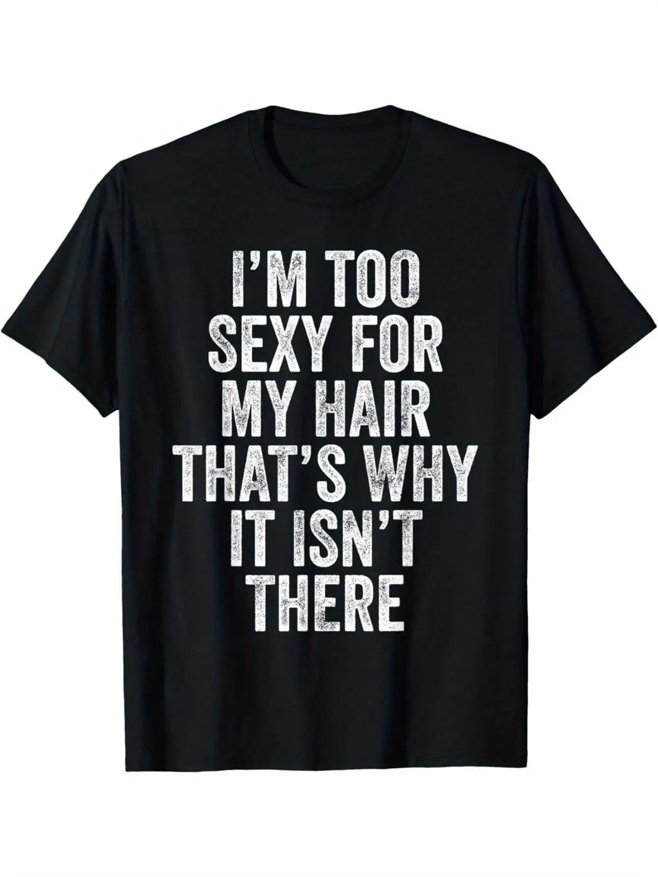 Men's Funny Bald Joke T-Shirt - 