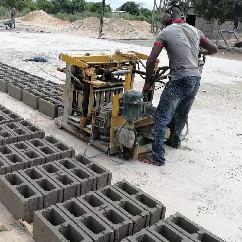 

Construction Machinery QMY4-30A Concrete Block Machine Hollow Block Making Machine