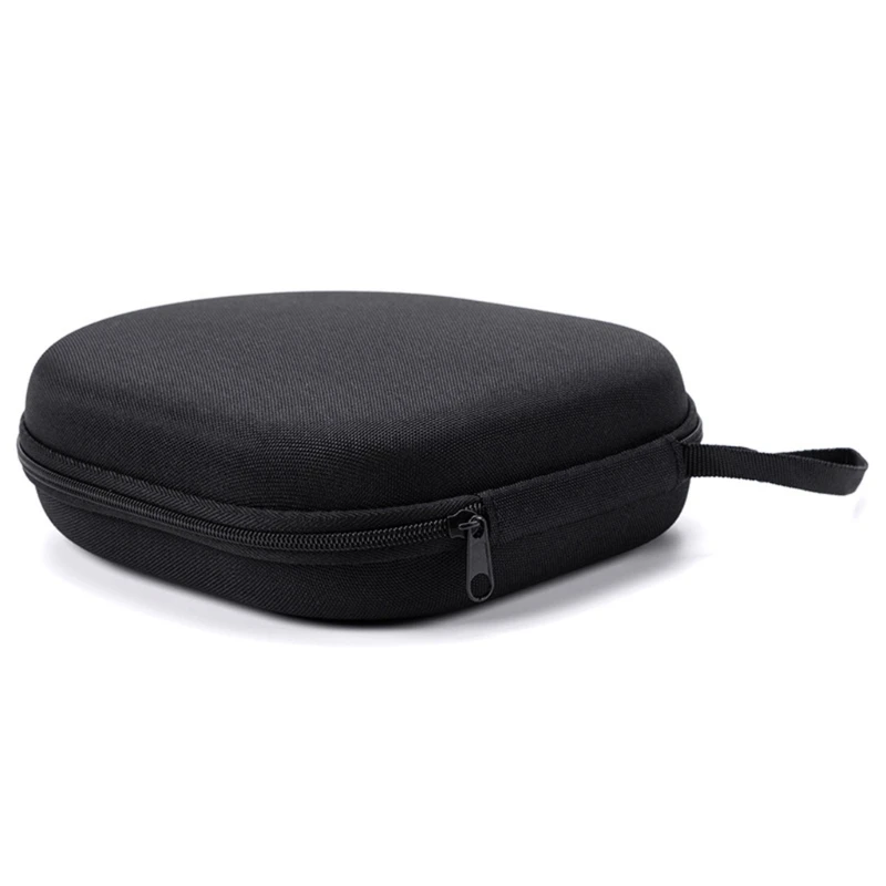 Kopfhörer-Zubehörtasche mit geformter Hartschale, Innenband, weichem Futter und Seitengriff für die Aufbewahrung auf Reisen, zu – Detail 1