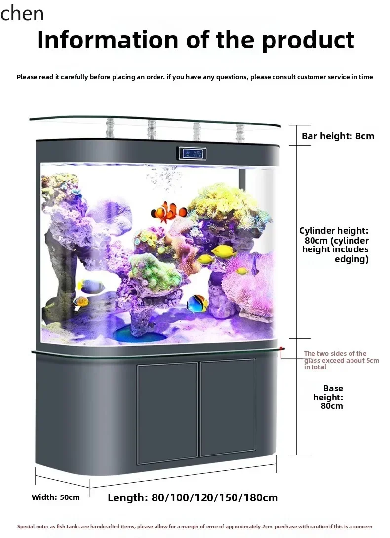 DSA  Automatic Filter Circulation Aquarium Filter Fish Tank No Water Change Needed Glass