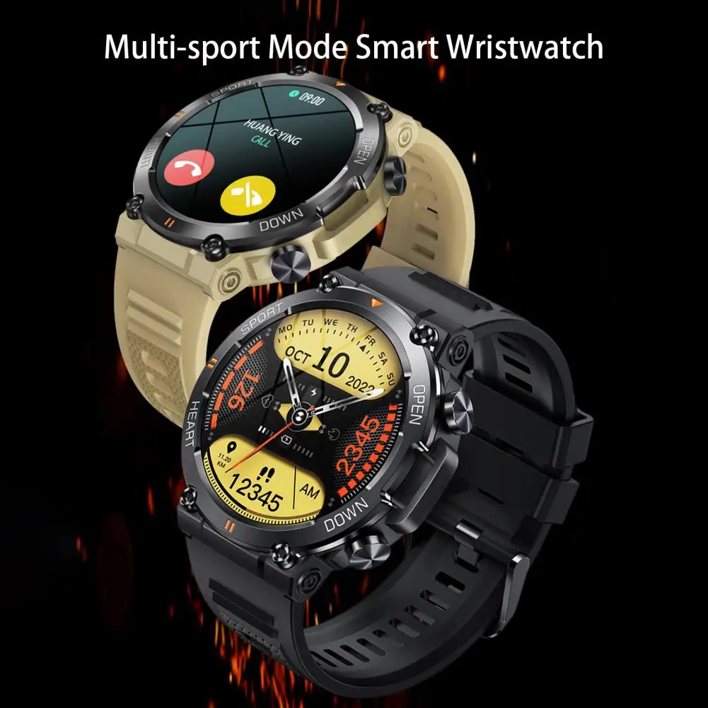 K56PRO Electronic Watch Step Counting Sedentary Alert Health Monitoring Multi-sport Mode Fitness Tracker Smartwatch Men