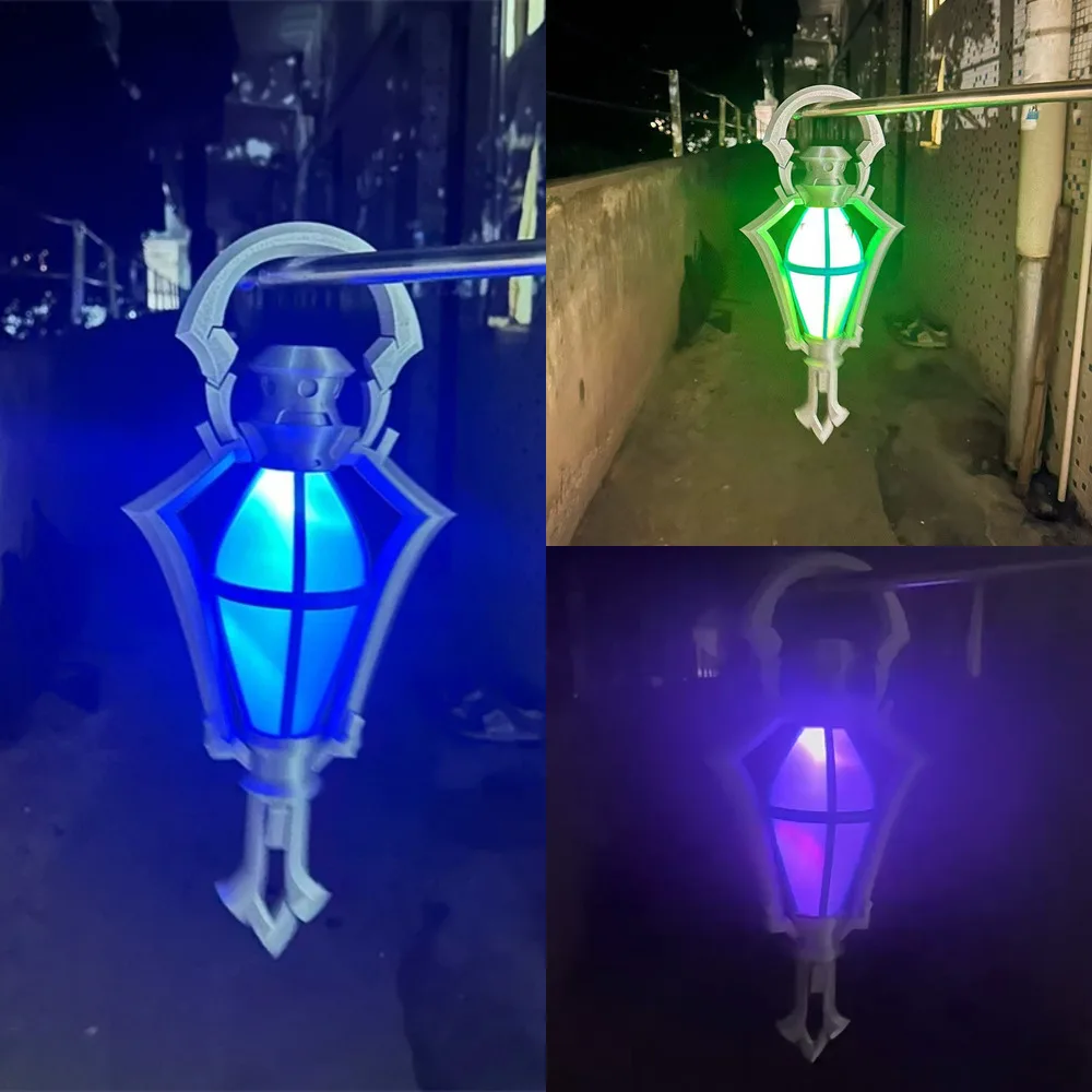 Genshin Impact Cosplay Lantern Prop Luminous 3D Printed Resin 40CM Light Up Accessory Inspired Phyllis For Anime Expo Decor