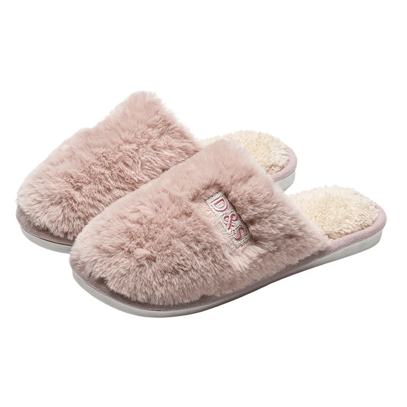 شباشب قطنية جديدة للنساء، أثاث منزلي داخلي للخريف والشتاء، شباشب قطيفة غير قابلة للانزلاق ودافئة للاستخدام المنزلي