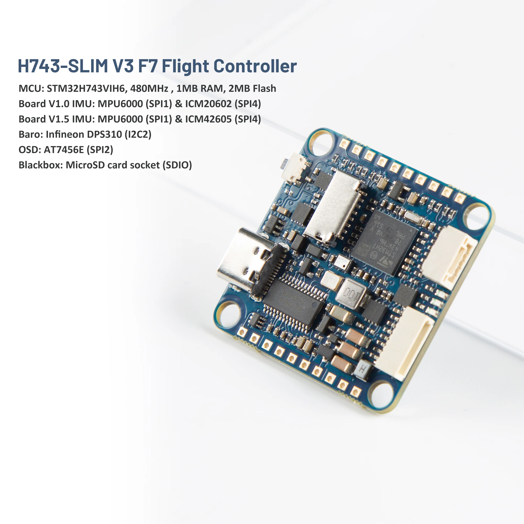 وحدة تحكم طيران H743 SLIM V3 5 - مراجعة Drone With Rc 2 وسعره