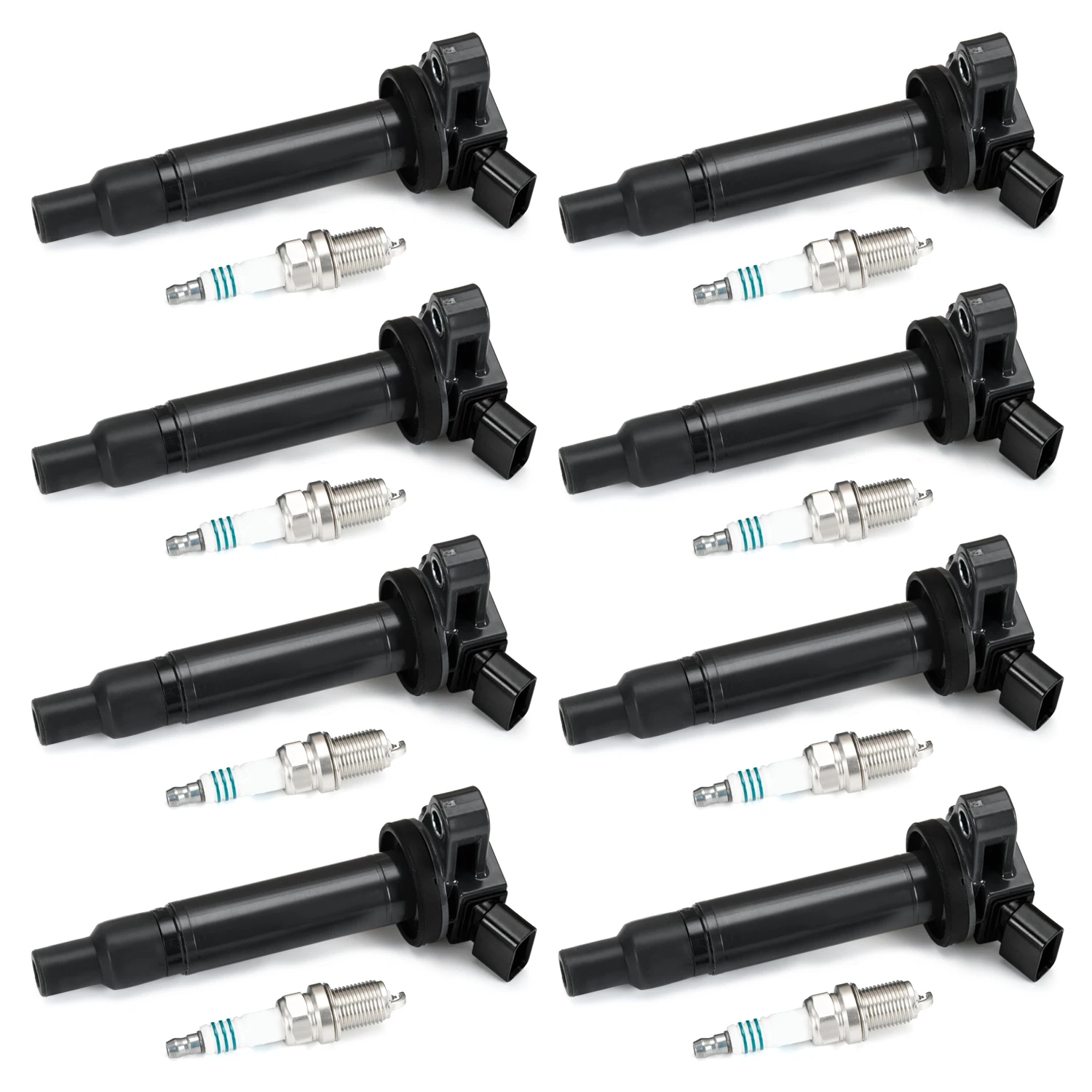 

Set of 8 UF230 Ignition Coils Pack & IK20 Spark Plugs for Lexus LX470 LS430 GS430 SC430 GX470 Toyota 4Runner Land Cruiser 4.7 V8