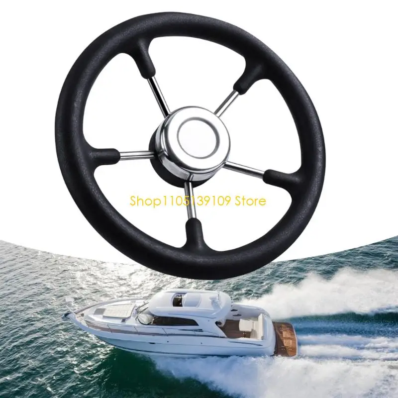 P5ED Stainless Steel Boat Steering Wheel 5 Spoke 13