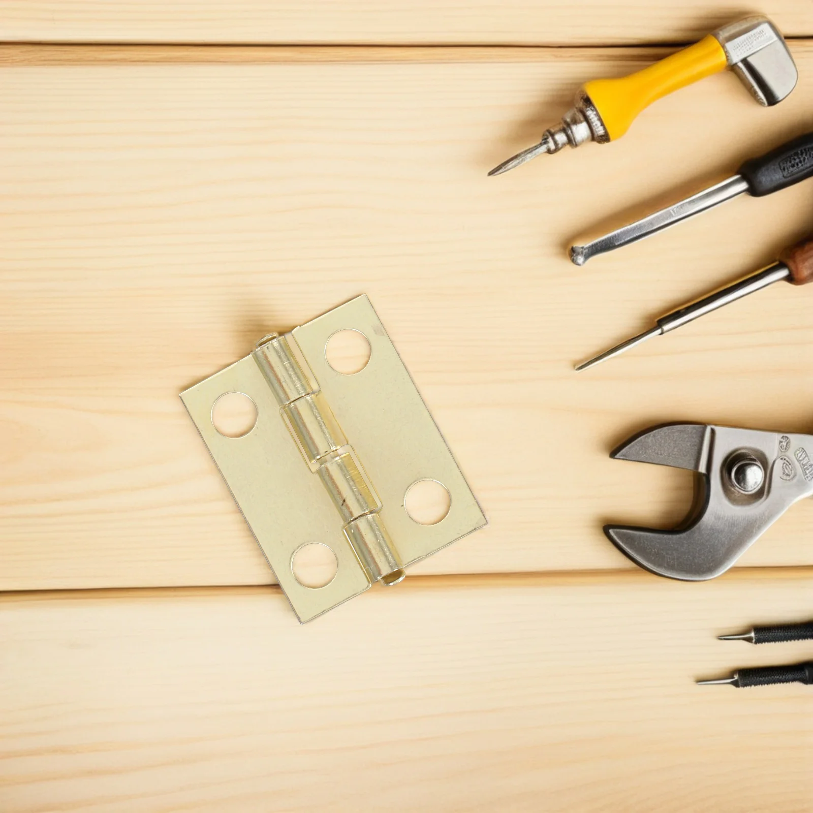 

50Pcs 19mmx15mm Mini Hinges Small Iron for Jewelry Box DIY Crafts Wooden Case Retro Hardware Kit Mini Hinges Jewelry Case Hinge