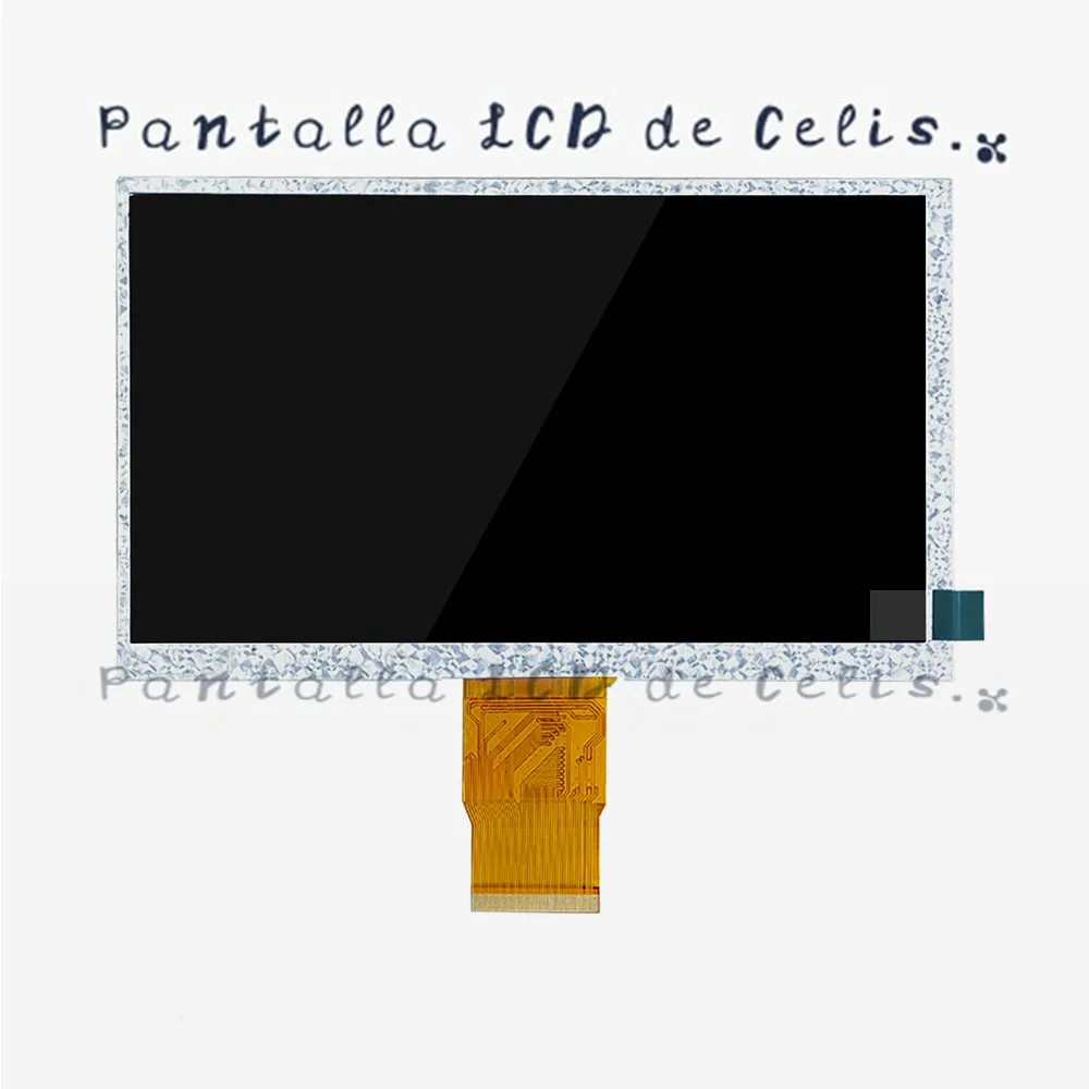 50PIN tela LCD de 7 polegadas 1024*600 display LCD 400 HD brilho interface RGB tela LCD