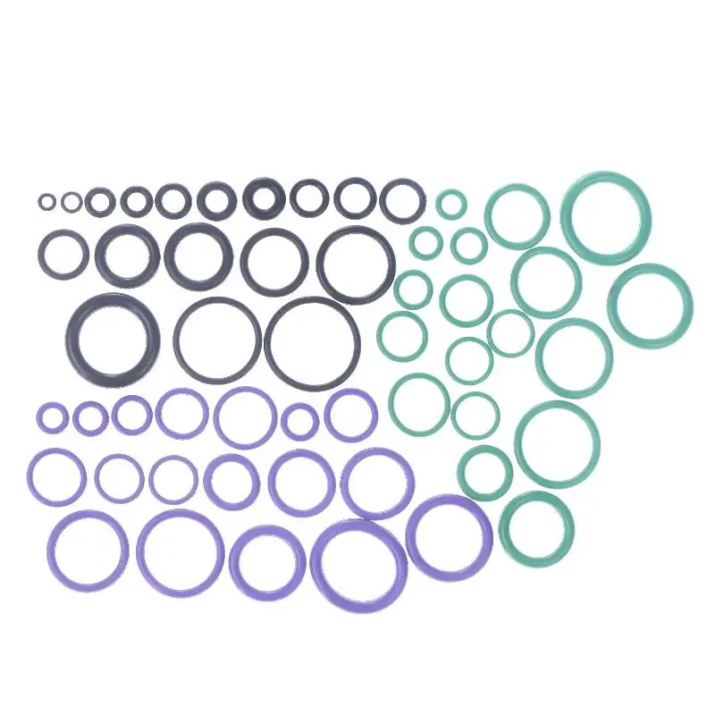 1 صندوق 3 ألوان ختم شريط مرن المطاط O-حلقة مجموعة جوانات ختم الأربطة المطاطية النتريل ارتفاع ضغط O-خواتم طقم تصليح