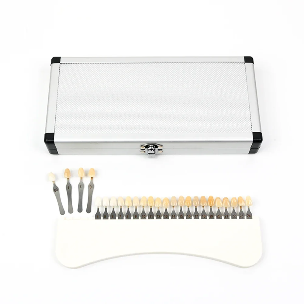 

25 Color Chart Digital Shade Guide Tooth Color Comparator