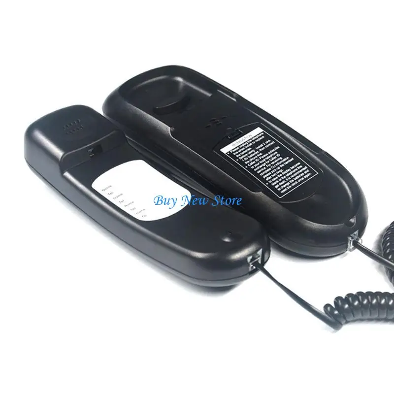 20CE VTC-50 Corded Landline Phone LCD Display Last Number Redial Desktop & Wall Mount Telephone for Home and Office