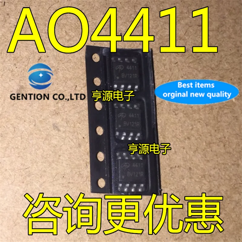 

10Pcs AO4411 4411 SOP8 in stock 100% new and original