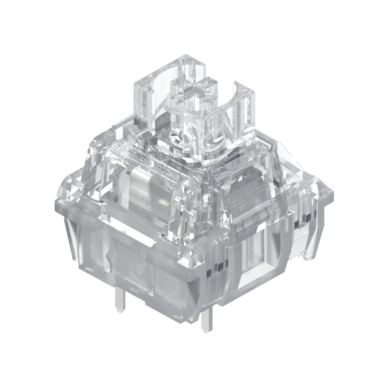TTC Frozen Silent Switch V2 Factory Pre-lubed 39g Mute Linear Transparent Mechanical Keyboard Switch