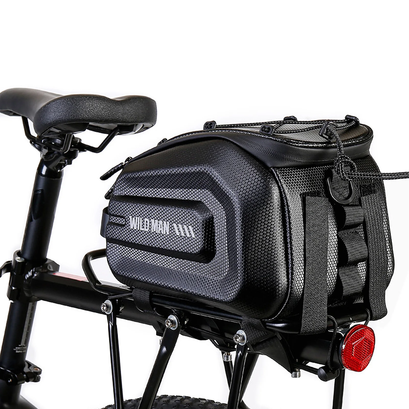Bicycle Bag Multipurpose Design Mountain Bike Ebike Battery Bag Rear Rack Storage Bike Trunk Bag for Bicycles Ebikes