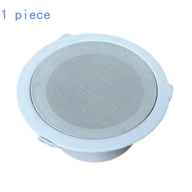 1 Piece, 2 Pieces 6W Constant Voltage 100V Metal Ceiling Speakers, Public Address Embedded Ceiling Speakers, 6W Ceiling Speakers, 100V Constant Voltage Ceiling Speakers, Metal Ceiling Speakers, Embedded Ceiling Loudspeakers, Public Address Ceiling Speakers, Shopping Mall Background Music Speakers, Hotel Ceiling Speakers, Engineering Broadcast Ceiling Speakers.