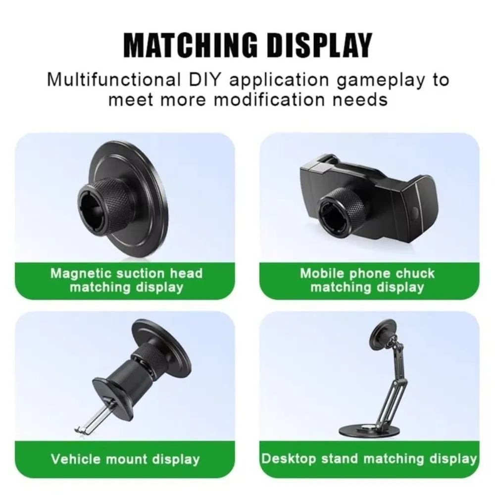 17mm Ball Head Nut Aluminum Alloy Adjusting Nut Design Tightening Fastener Wear Resistant Phone Holder Replacement Part