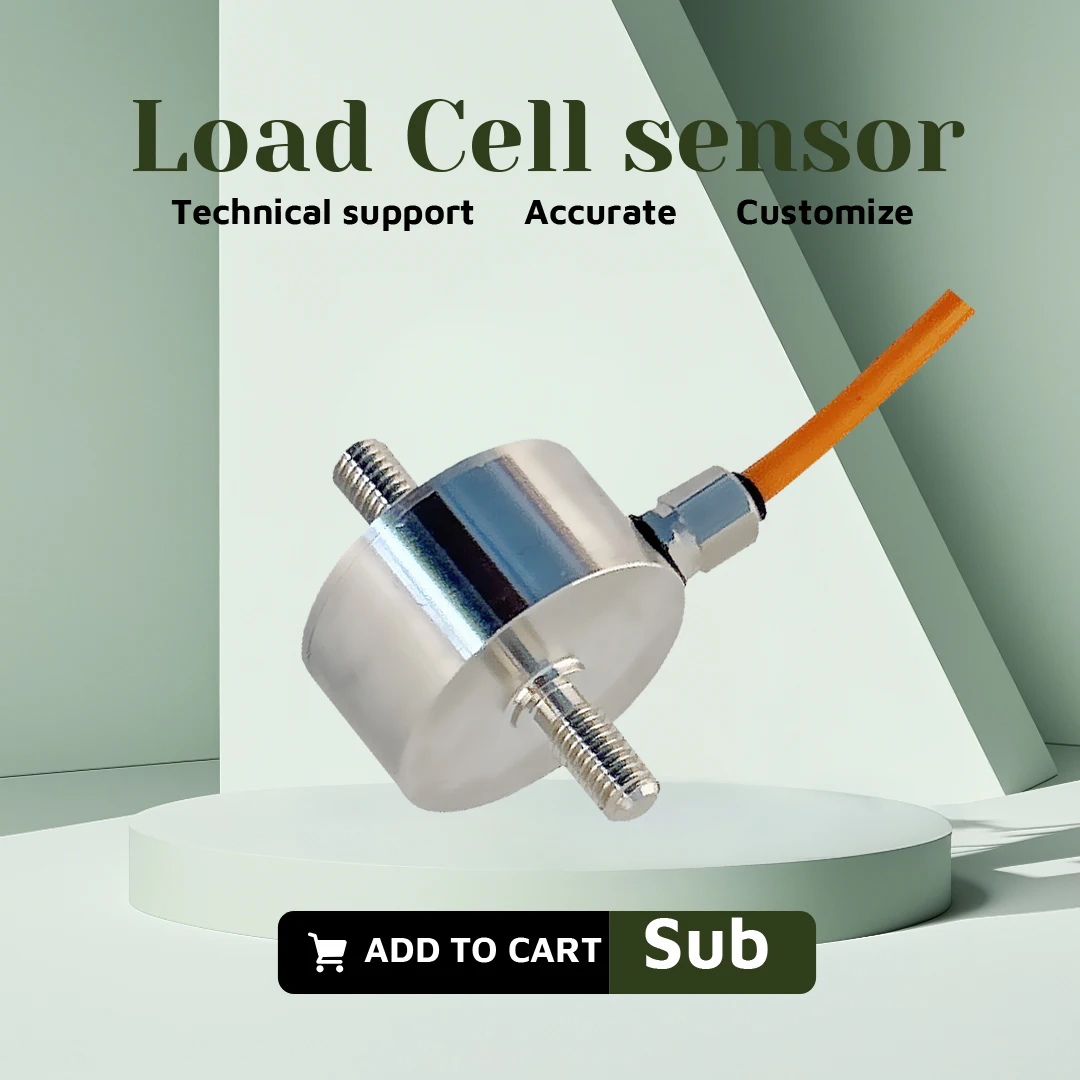 BENGBUZZYQ Tension Rod Load Cell 0-5000KG Stainless Steel High Precision Force Sensor for Automation Industrial Weighing Robotic