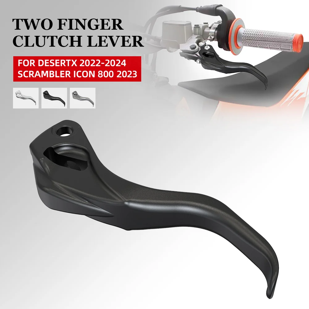 

FOR Ducati DesertX 2022-2023-2024 /Scrambler Icon 800 2023 Motorcycle two finger 10% force reduction clutch lever shorty stunt