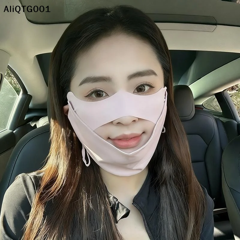 

Маска для защиты шеи от солнца и УФ-излучения из ледяного шелка, дышащая, для велоспорта, без следов, с защитой от УФ-излучения, для питьевой воды