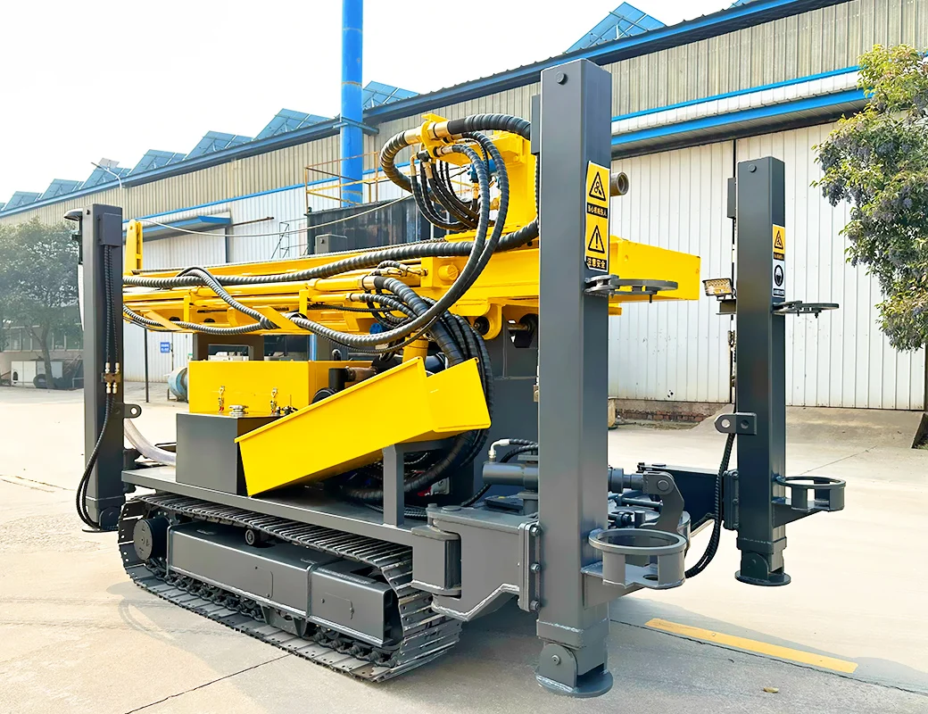 맞춤형 350m 수중 시추기, 크롤러형 수중 시추기(공기 압축기 포함)