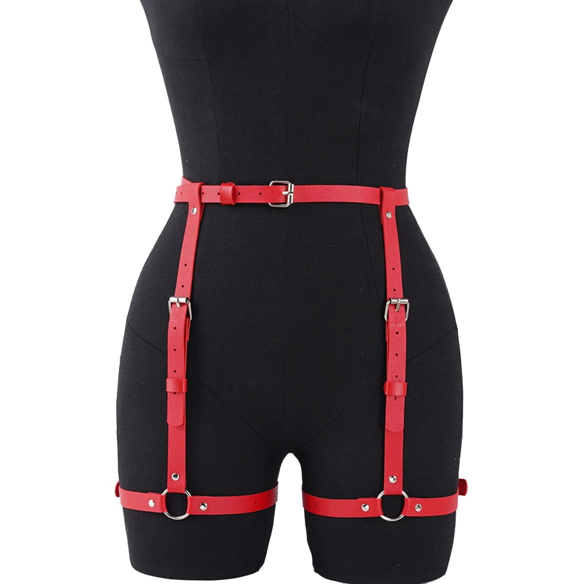 

Women Fashion Harness Leg Harness Decor Thigh Garter Belt Gothic Harness Bondage lingerie