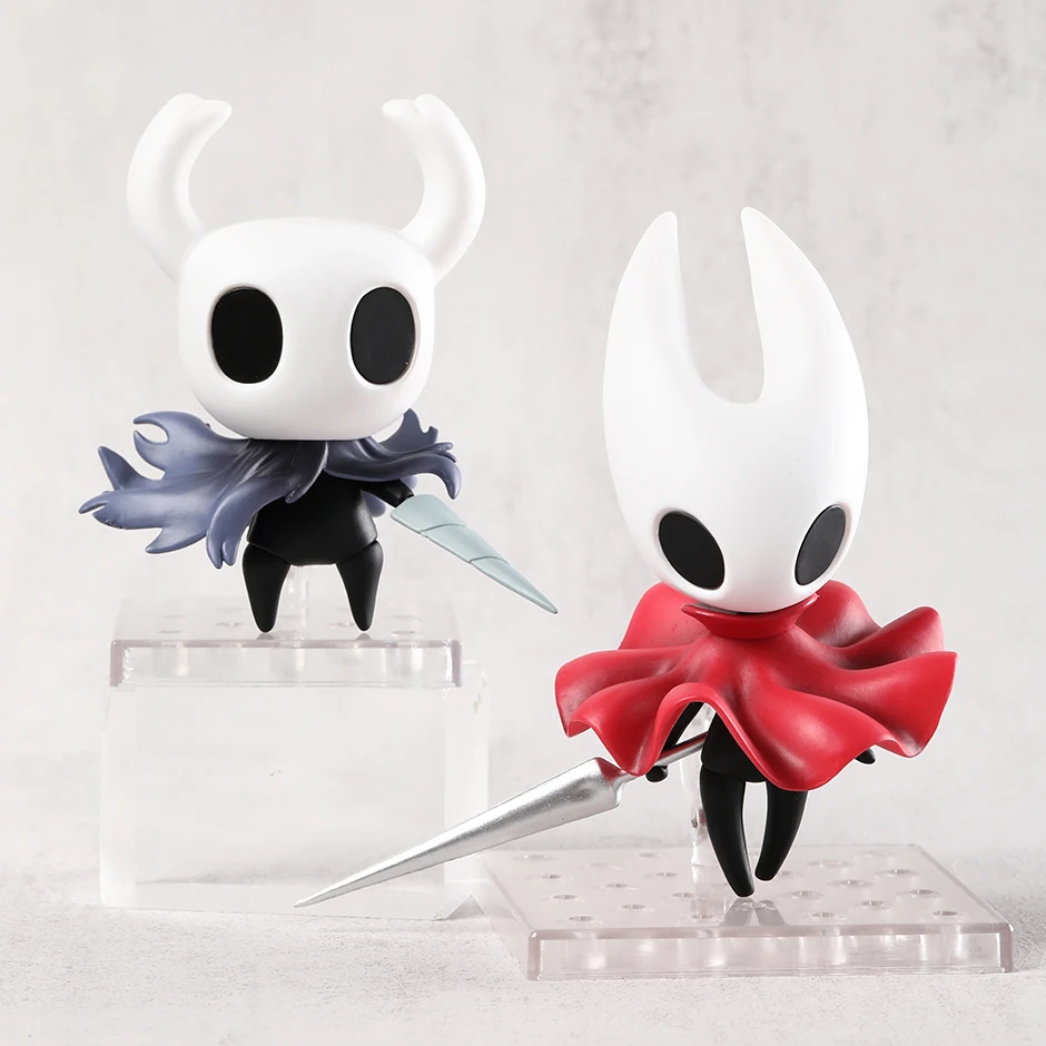 Hollow Knight 2195 The Knight / 2196 Hornet PVC Action Figure Face Changeable Model Toys Birthday Present