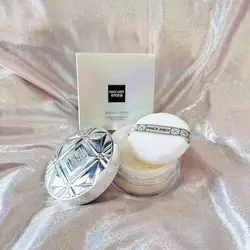 Mack Andy Super Setting Powder with Puff Waterproof Matte Loose Powder Finish Makeup Oil-control Professional Korea Cosmetics