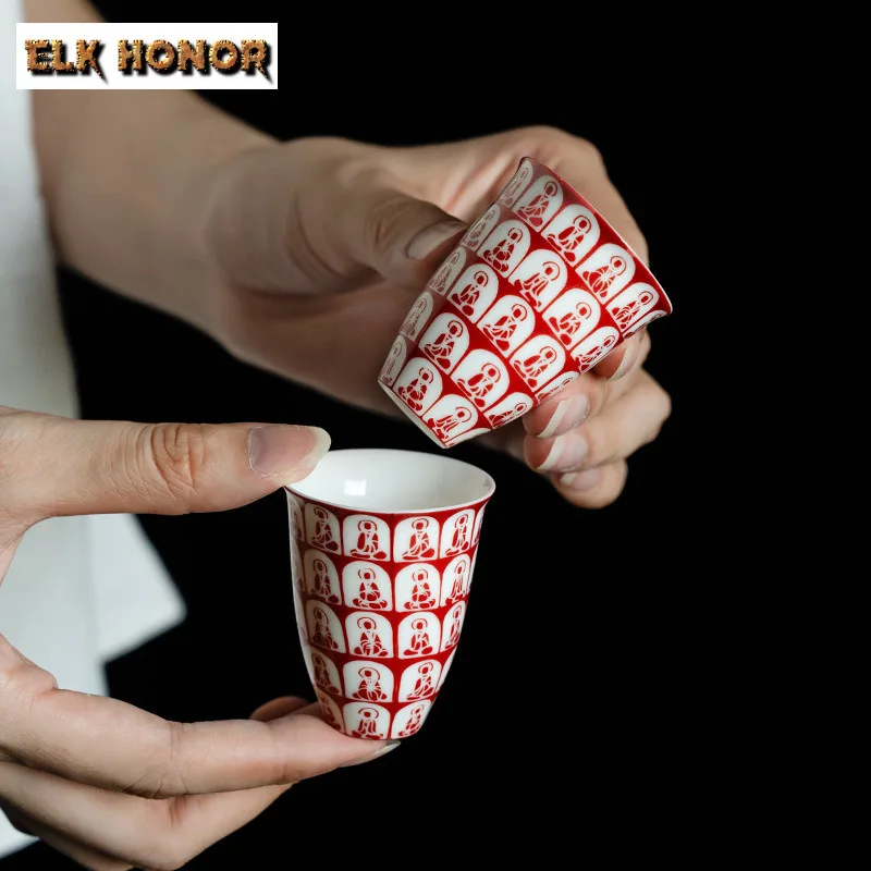 

2 шт./партия, керамические чашки для образцов в старинном стиле