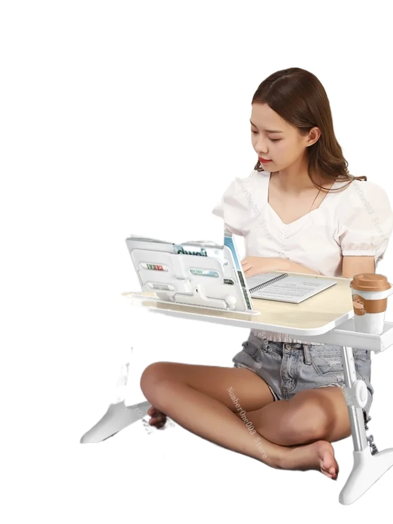 

Folding Adjustable Bed Small Table Students Put Dormitory Bedside Bedroom Writing Study Children's Desk Lazy