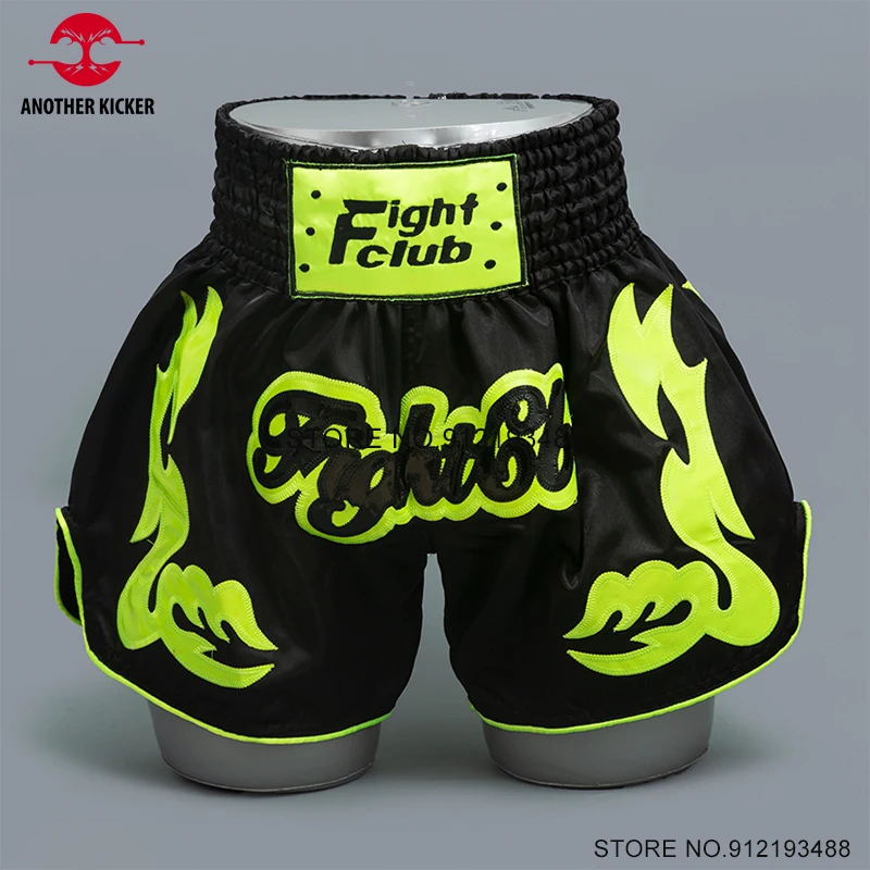 

Short Muay Thai Man Kick Boxing Training Shorts Women Child Martial Arts Grappling Clothing Gym Kickboxing Cage Fighting Pants