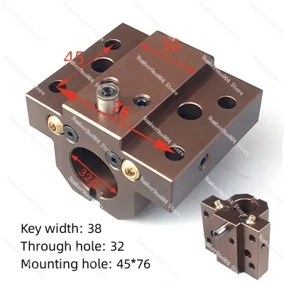 Applicable to QT100 QT200 CNC Lathe Miniature Turret Tool Holder Block Tower Boring Bore Eccentric Water Discharge Tool Clamp