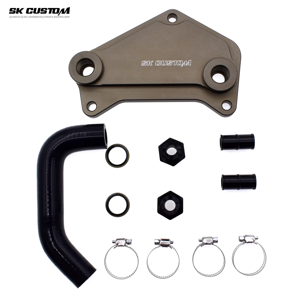 DQ250 DSG 6-скоростной адаптер масляного радиатора трансмиссии для VW Golf MK5/6/7 Audi A3S3 TT Skoda Octavia 02E, базовая пластина коробки передач, сэндвич