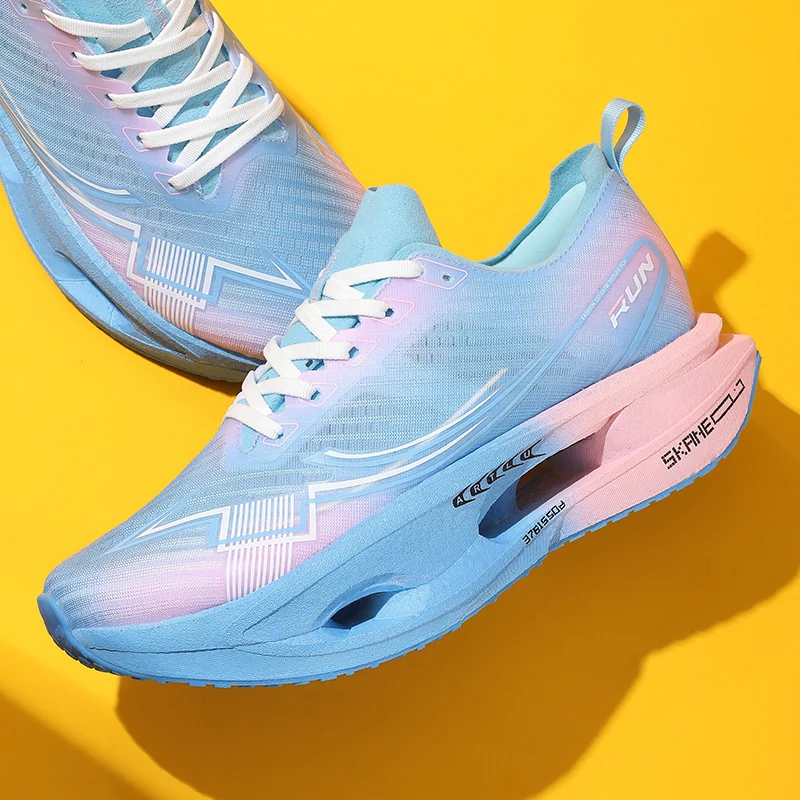 

New Ultra-Light Wear-Resistant Non-Slip Running Shoes Versatile Unisex Shock-Absorbing Rebound Breathable Carbon Plate Sneakers