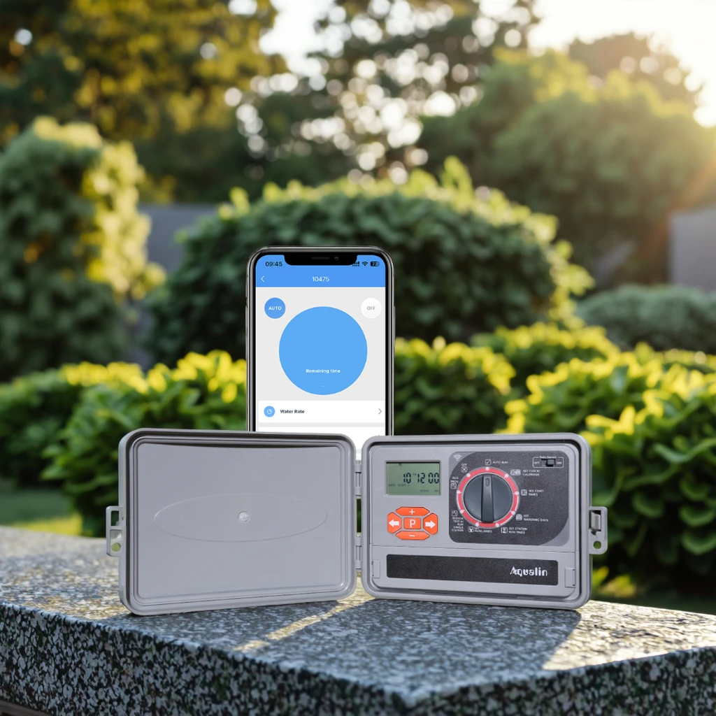 

Wholesale 11 Sites WiFi Smart Home Rain Point Irrigation Controller Programmateur Arrosage Faucet Water Pump Timer Plastic