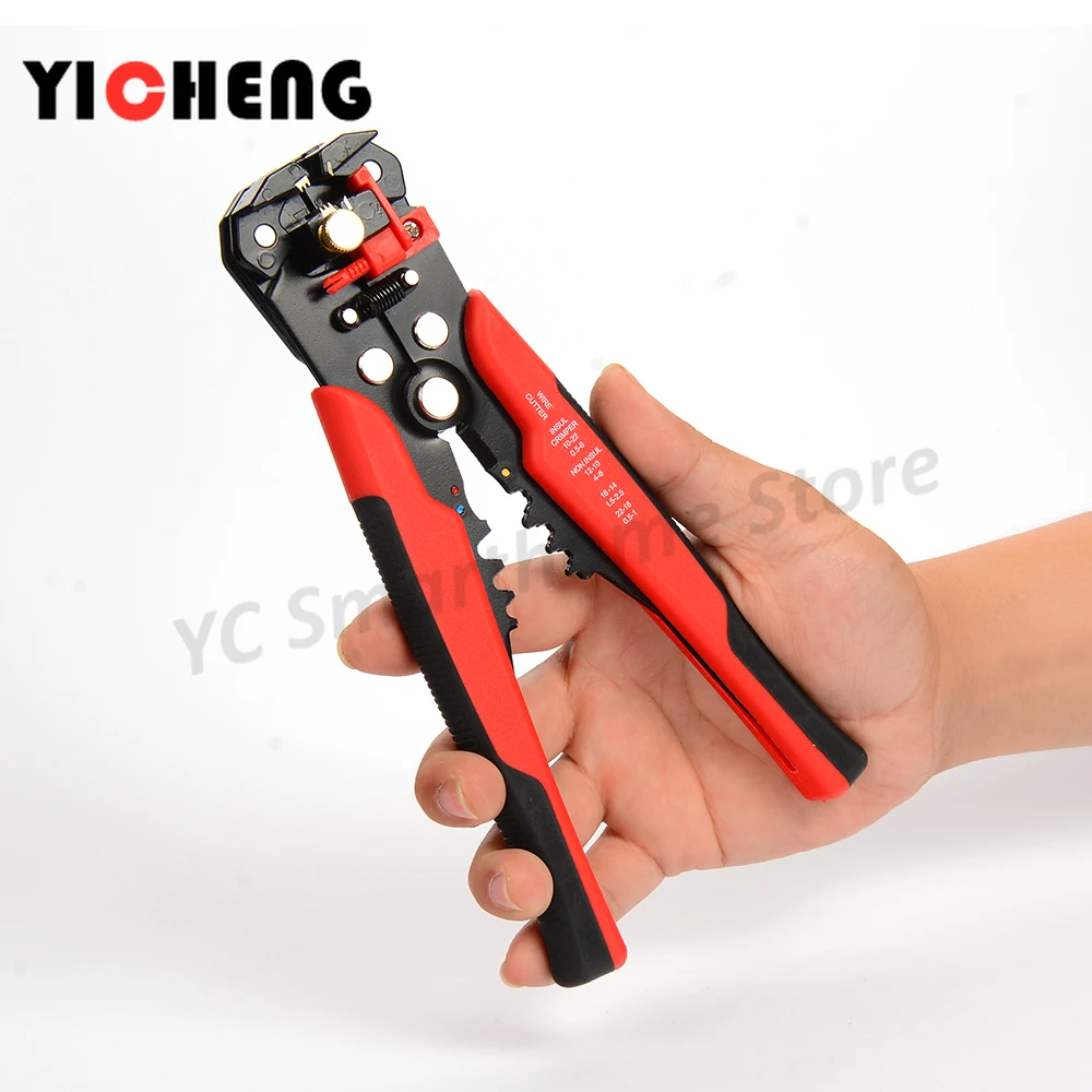 8 inch automatic stripping terminal crimping cable stripped wire trimmer adjustable distance multifunctional stripping HS-D1