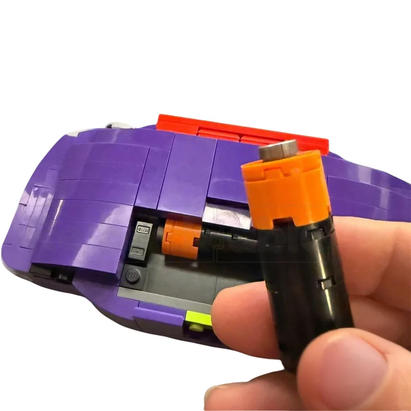 510 個 MOC 任天堂ゲームボーイアドバンスインディゴギアビデオゲームアクセサリーモデルおもちゃビルディングクリスマスギフトブロックアーキテクチャ