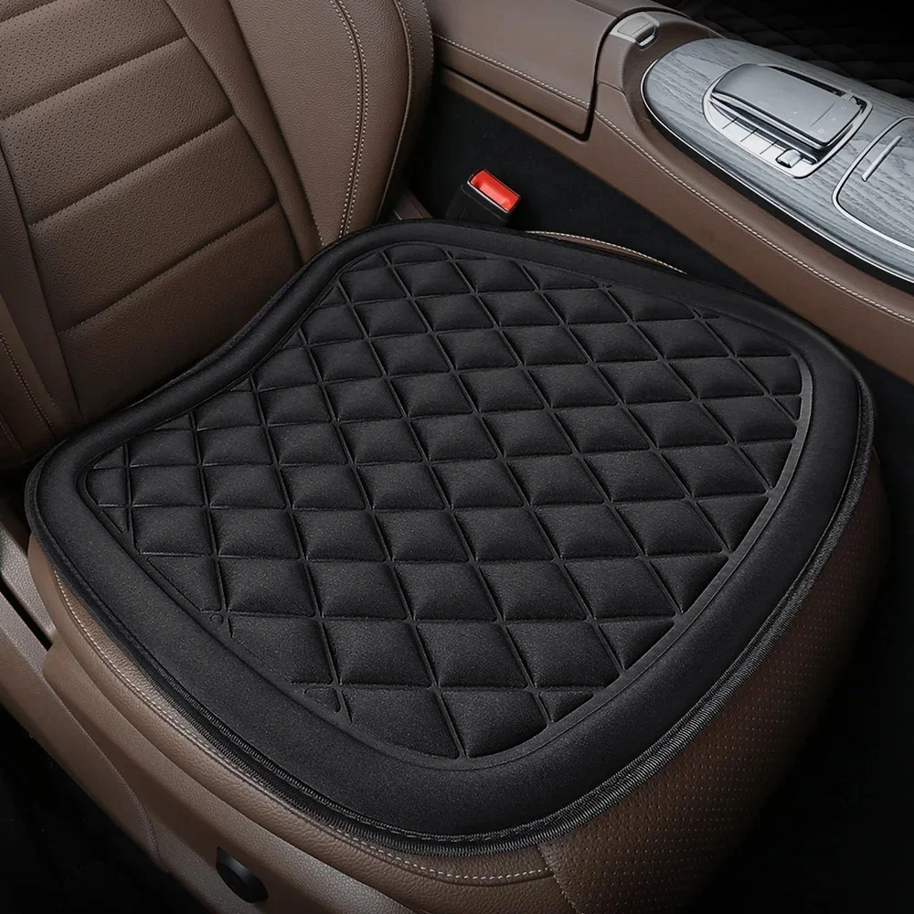 Car Seat Cushion Driver Seat Cushion With Comfort Memory Foam & Non-Slip Rubber Vehicles Office Chair Home Car Pad Seat Cover