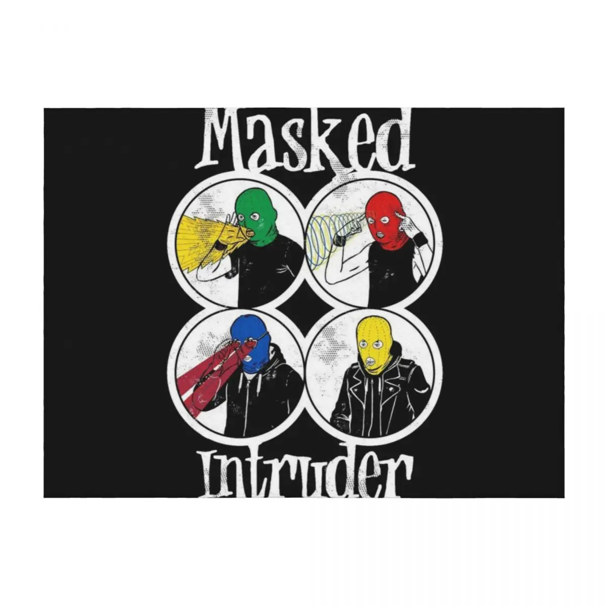 

masked man with super power Throw Blanket Sofa Throw Warm Camping Furry Blankets