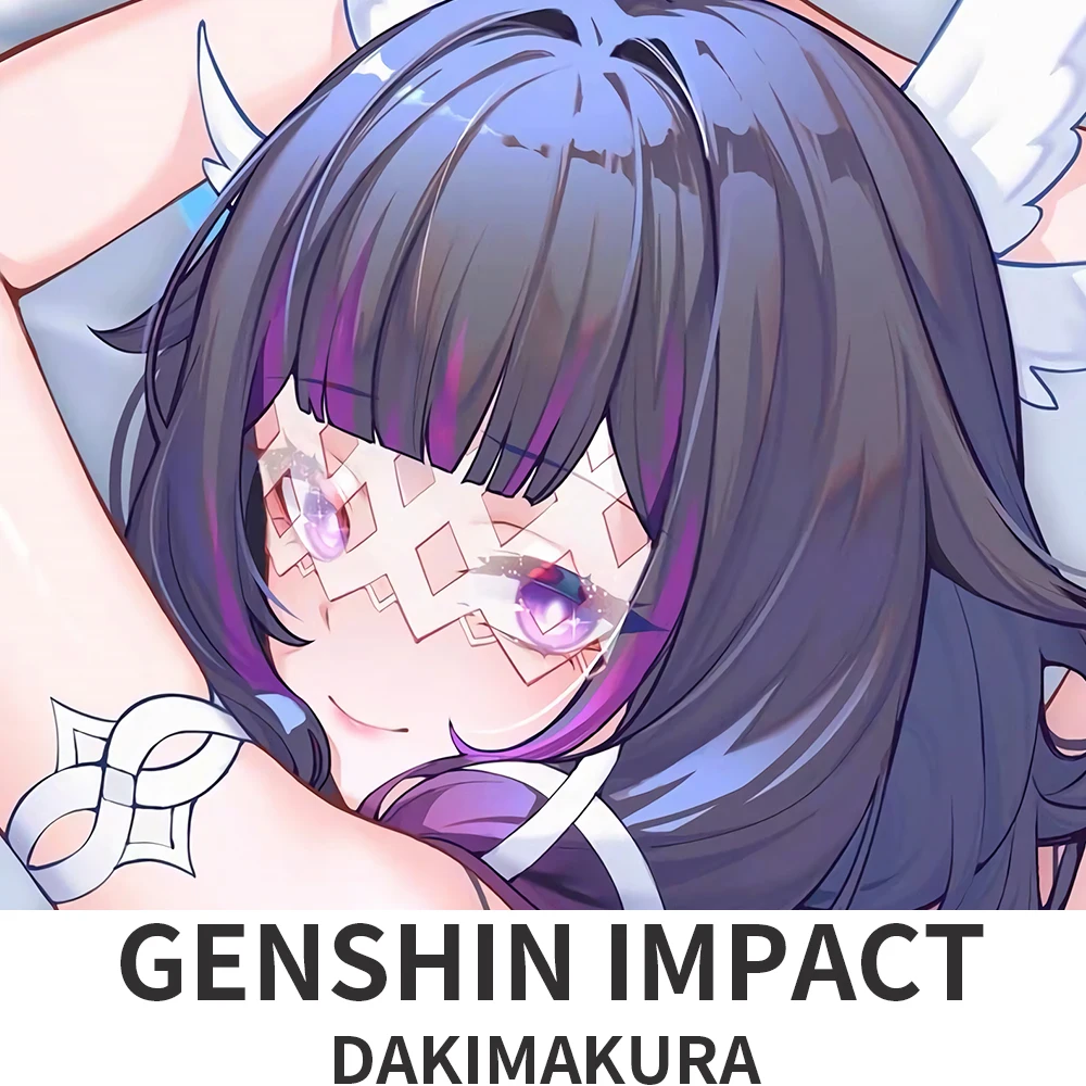 

Genshin Impact Dakimakura Hugging Body Pillow Case Anime Columbina Pillow Cushion Cover