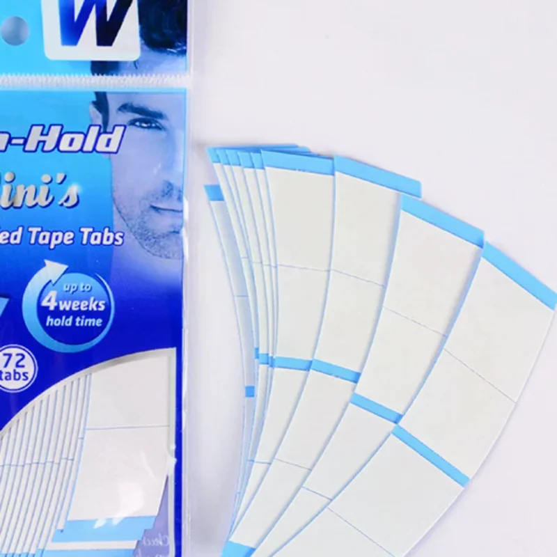 

NEW 72 Tabs Tape Lace Front Tape Double Sided Tape For Toupee Wig Adhesive 4 Weeks Lasting