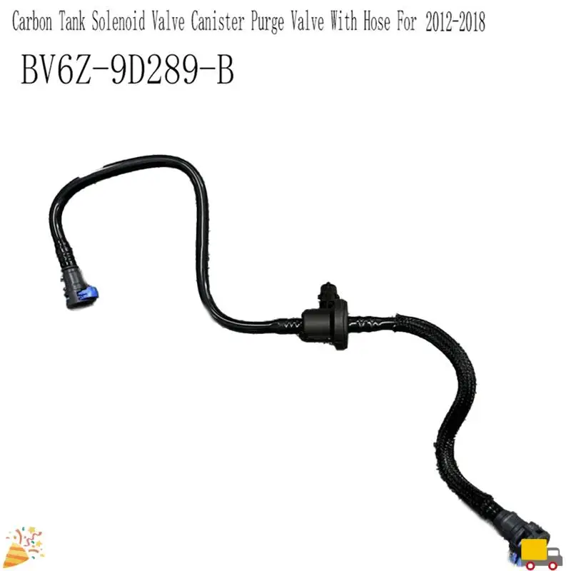 Carbon Tank Magnetventil Kanister Spülventil Magnetventil mit Schlauch für Ford Focus 2012–2018 BV6Z-9D289-B