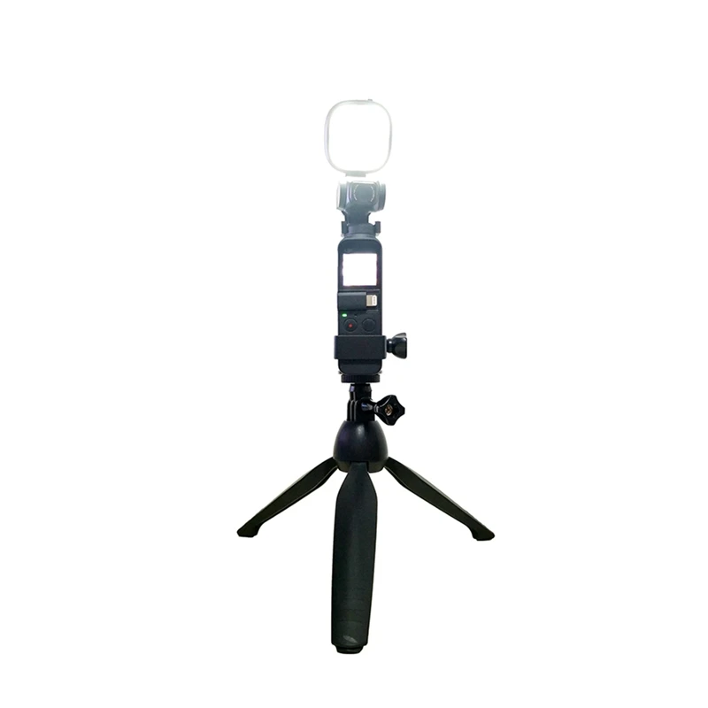 Lampe de remplissage LED réglable pour Pocket3, pince de support rapide, adaptateur pour DJI Osmo Pocket 1, 2, 3