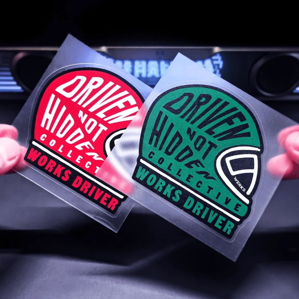 Vintage Helmet 1pc Car Vinyl Decal Sticker Self-Adhesive Waterproof for Window Bumper Laptop