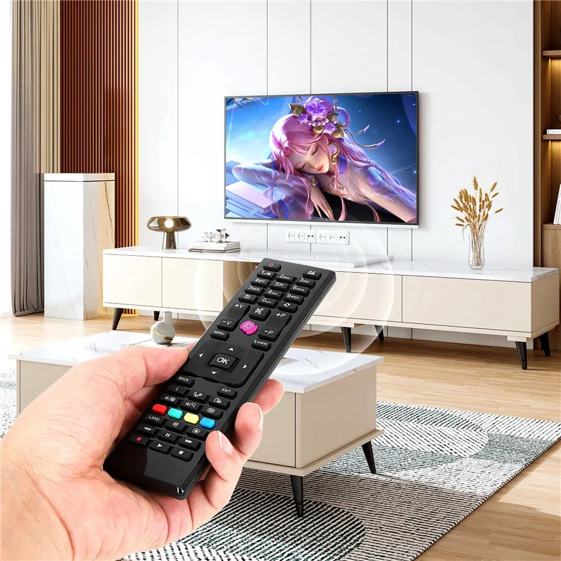 B24B Replaced Remote Control RC4875 Fit For JVC Telefunken LED TV TE32182B301C10