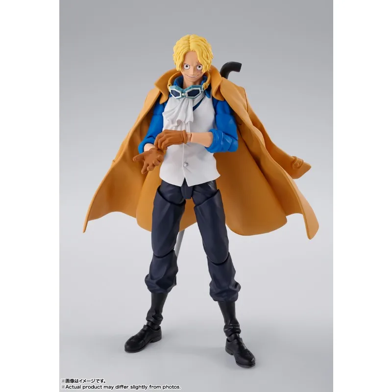 Original Bandai S.H.Figuarts One Piece SABO REVOLUTIONARY ARMY CHIEF OF STAFF Anime Action Figure PVC Collectible Model