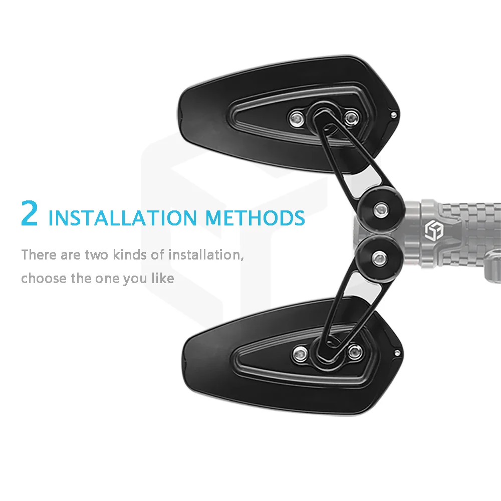 Motorcycle Side Bar End Handlebar Mirror For Husqvarna Svartpilen Vitpilen 401 250 CNC Moto Accessories - Image 3