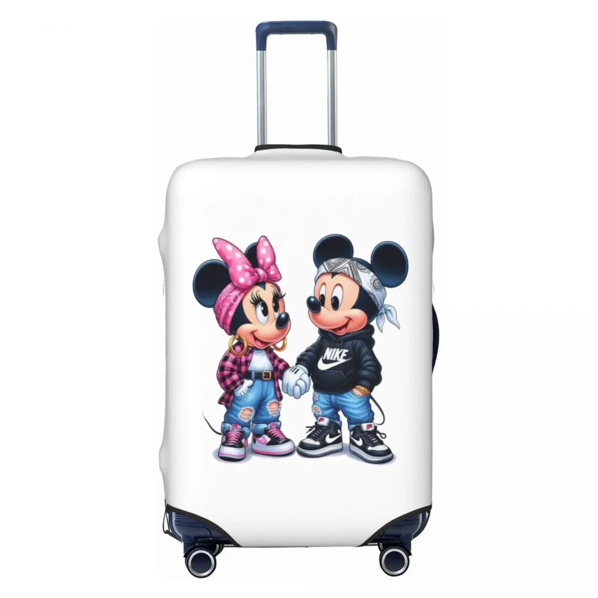 

Custom Fashion Mickeys Anime Mouses Anime Cartoon Luggage Cover Protector Washable Travel Suitcase Covers