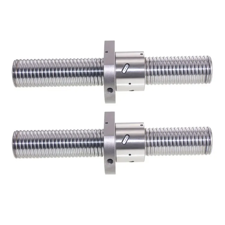 Ball screw, nut, left and right rotary butt