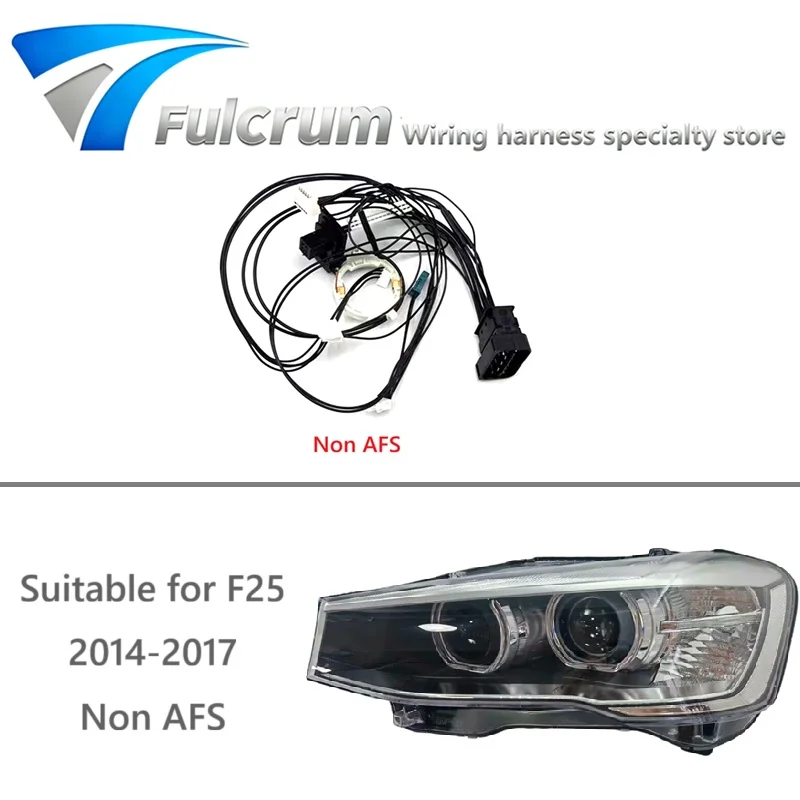 

Suitable for BMW X3 F25 2014-2017 xenon headlight wiring harness assembly internal wire harness plug non AFS